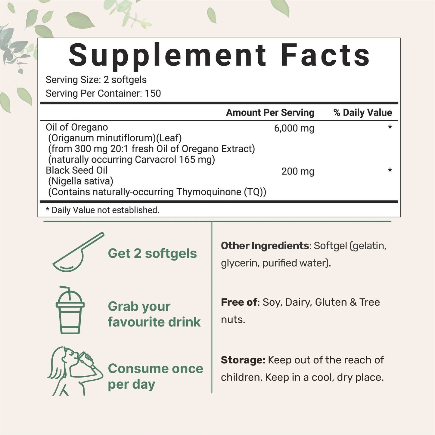 Oil of Oregano Softgels