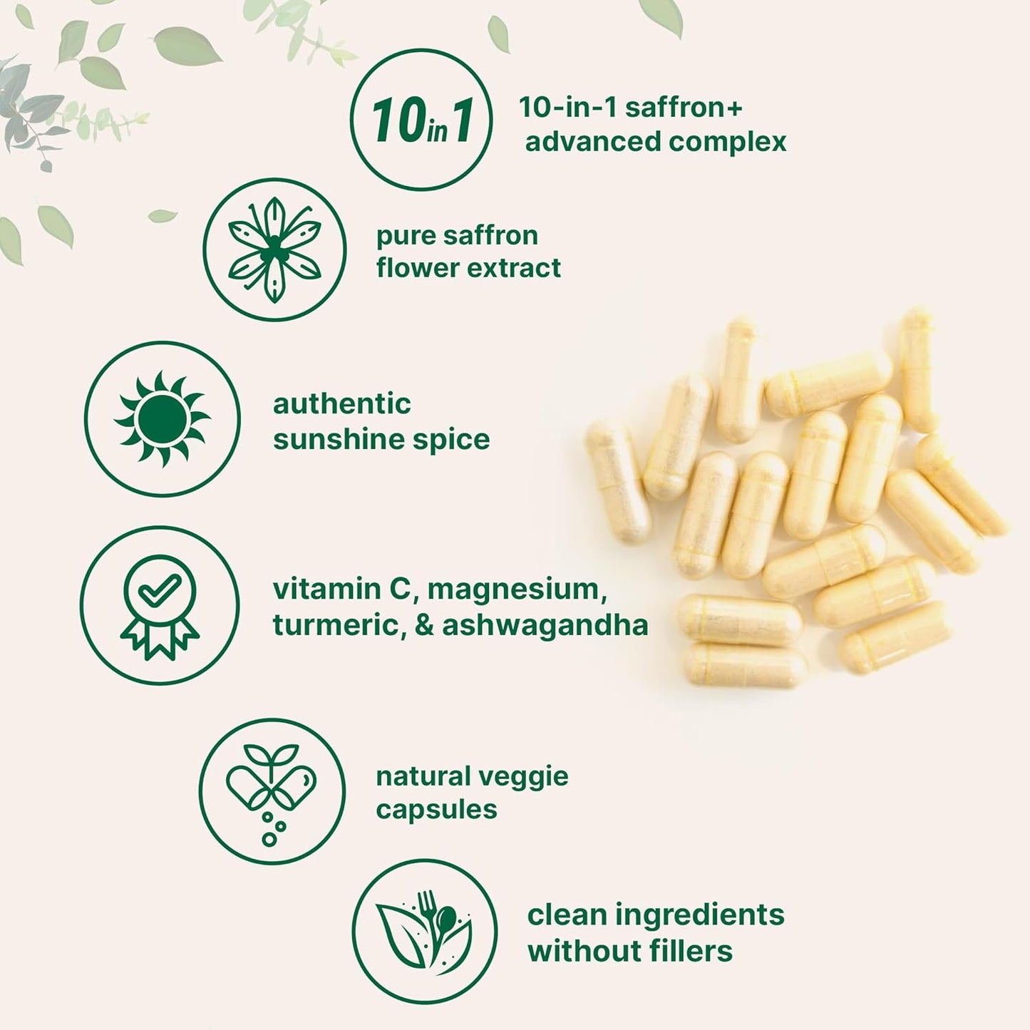 Saffron Enhanced Formula Supplement